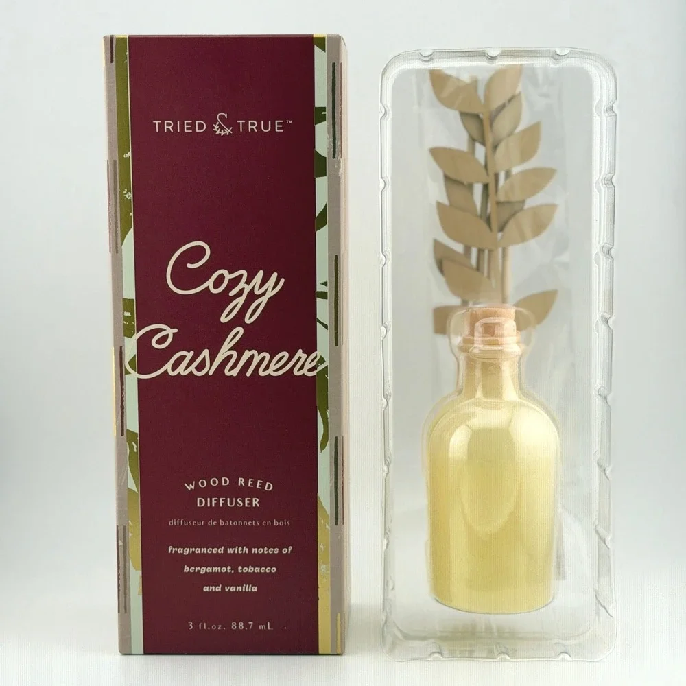 Illume Tried & True Leaf Reed Diffuser‎ 3 Oz. - Cozy Cashmere